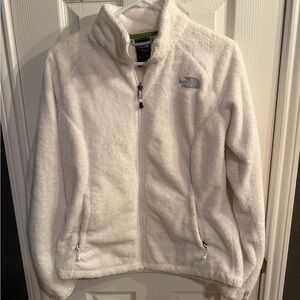 The North Face white Fleece Jacket
